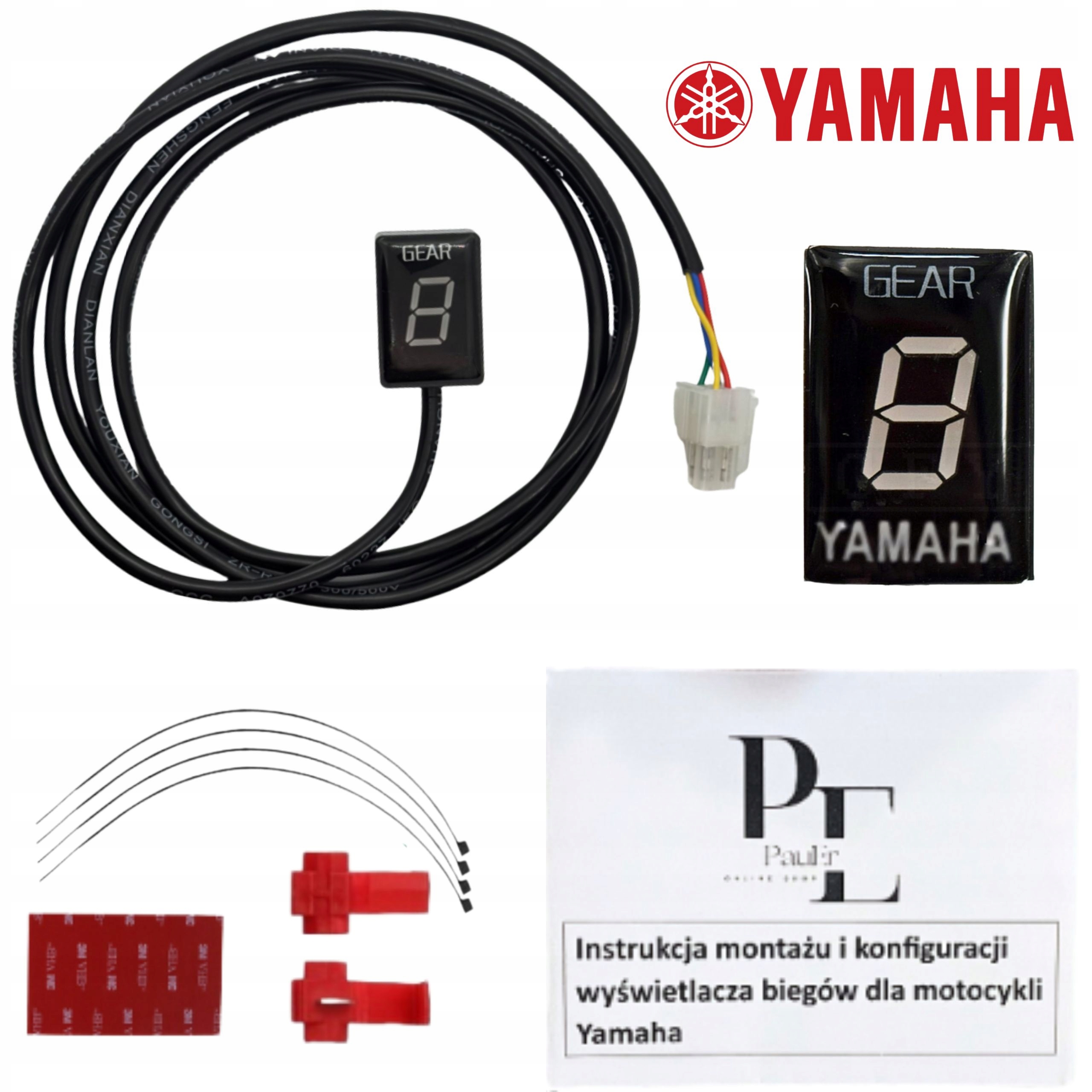 Displej Indikátor rychlostních stupňů Yamaha Mt 125 MT-125 2014 2019 Návod k použití Pl