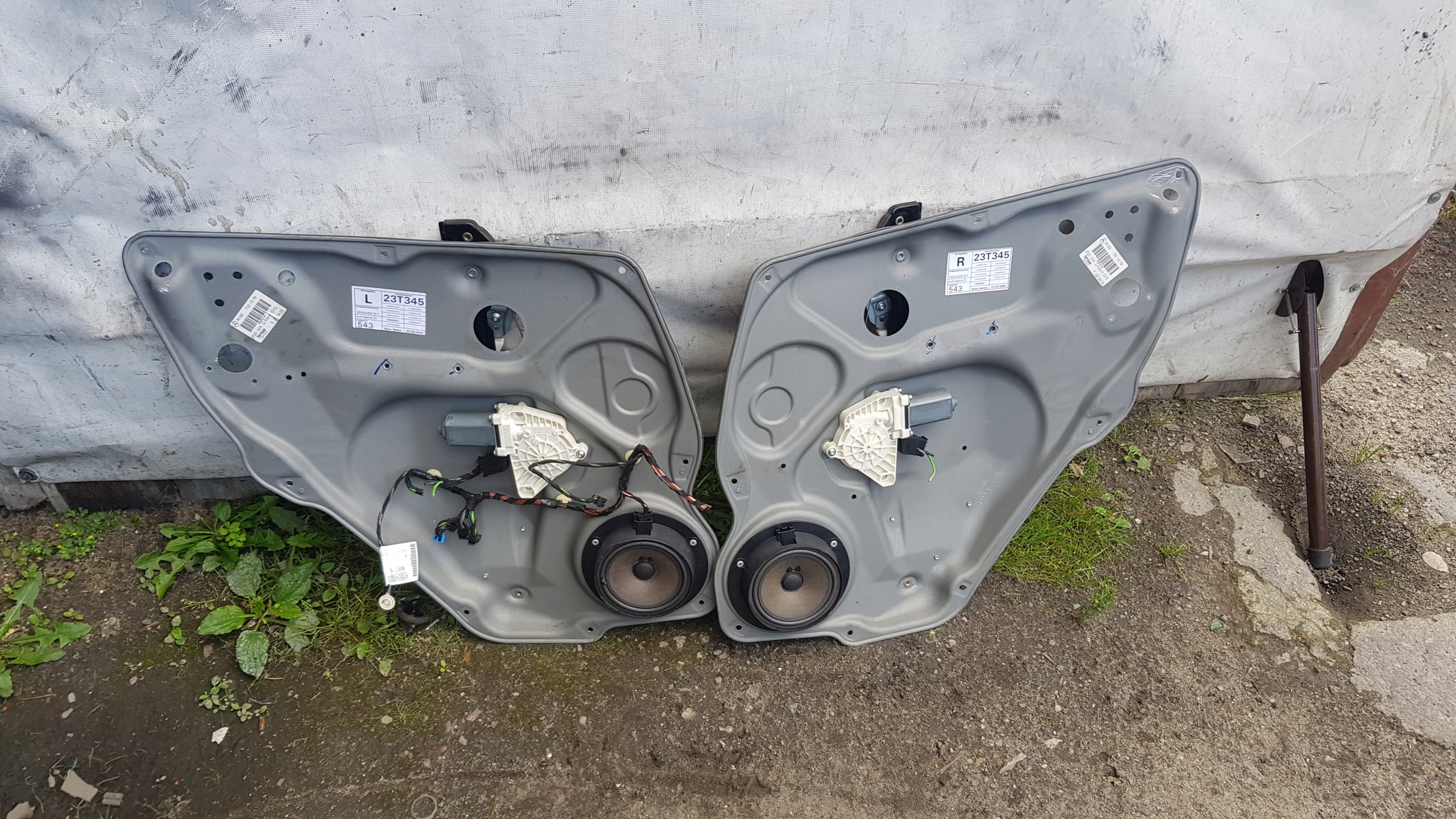 MERCEDES W169 window regulator left right rear part mini motor