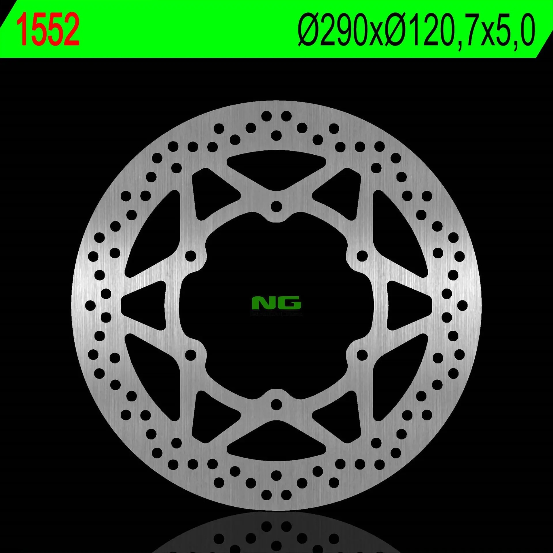 Kotúč brzdový Predný (290X120,7X5,0) (6X8,5mm)