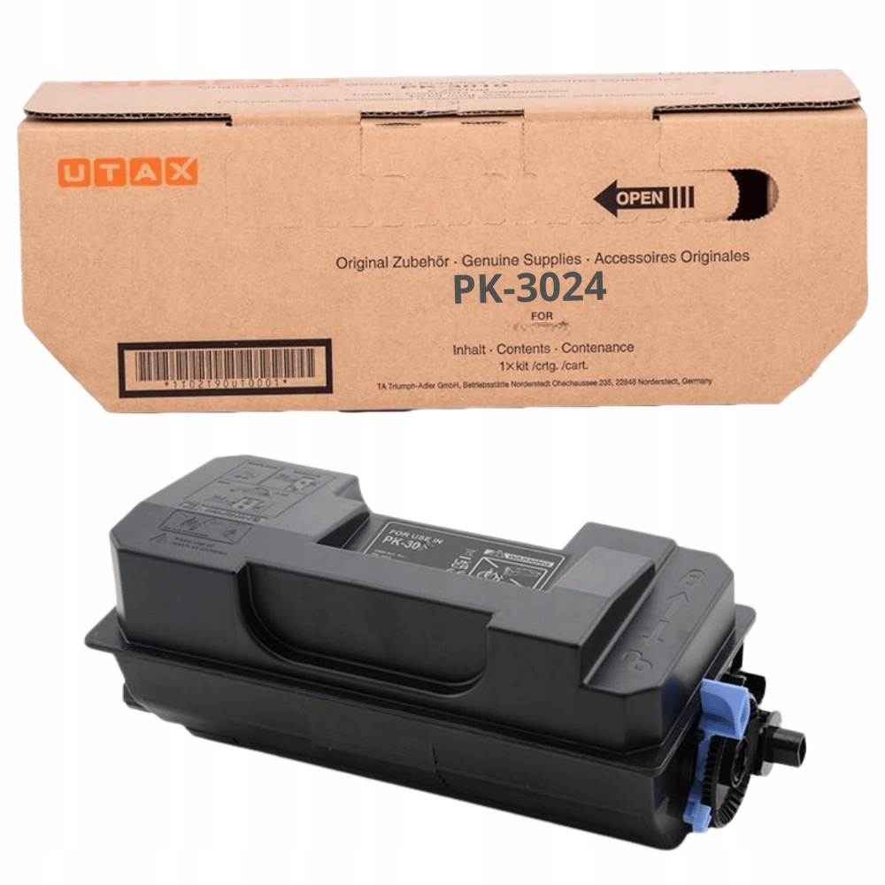 Nowy Toner 1T0C0T0UT0 PK3024 Black Utax P-5534DN P-6034DN