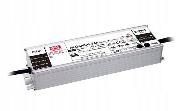 MiLAGRO Mean Well Hlg-240H-12-A Impulzný napájací zdroj; Led; 192 W; 12 V; 16 A; 90