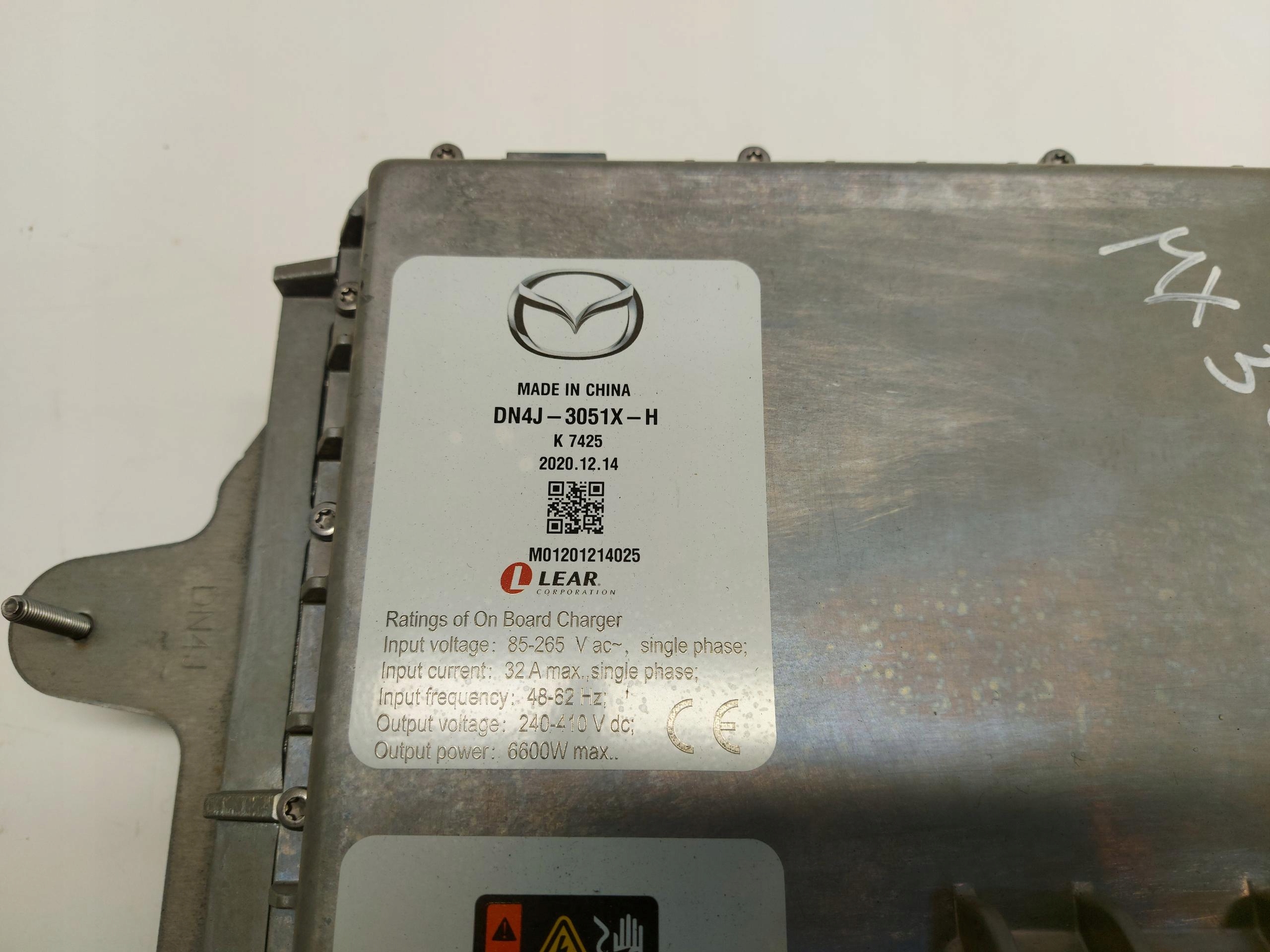Mazda MX-30 EL konwenter inwenter ladowarka baterii dn4j-3051x-h