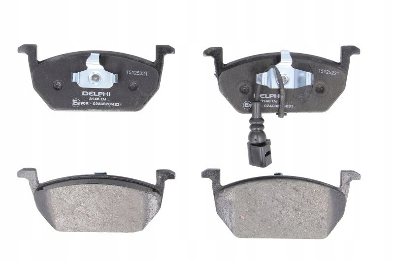 Колодка гальмівний комплект. DELPHI Lp3146