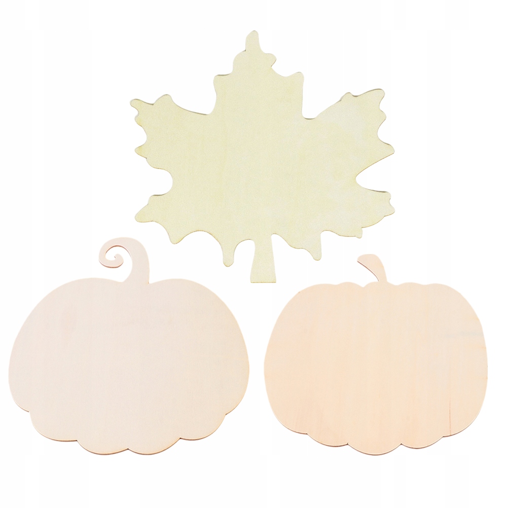 Dyniowe Zrębki Klonowe Plasterki Halloween 3 Szt