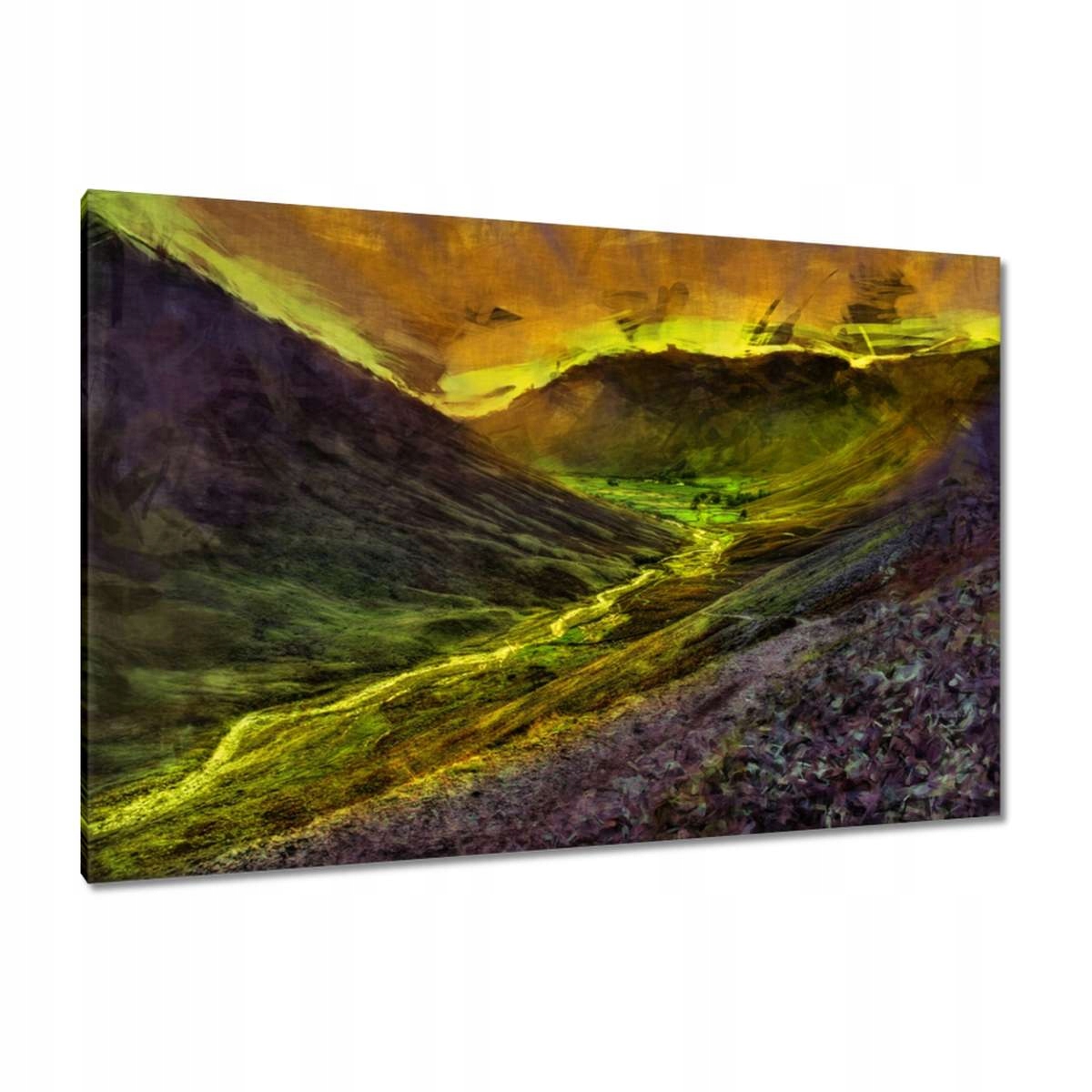 Obrazy 120x80 Rzeczka v údolí Krajina