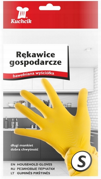 

Rękawice Rękawiczki Domowe Gumowe Gospodarcze S