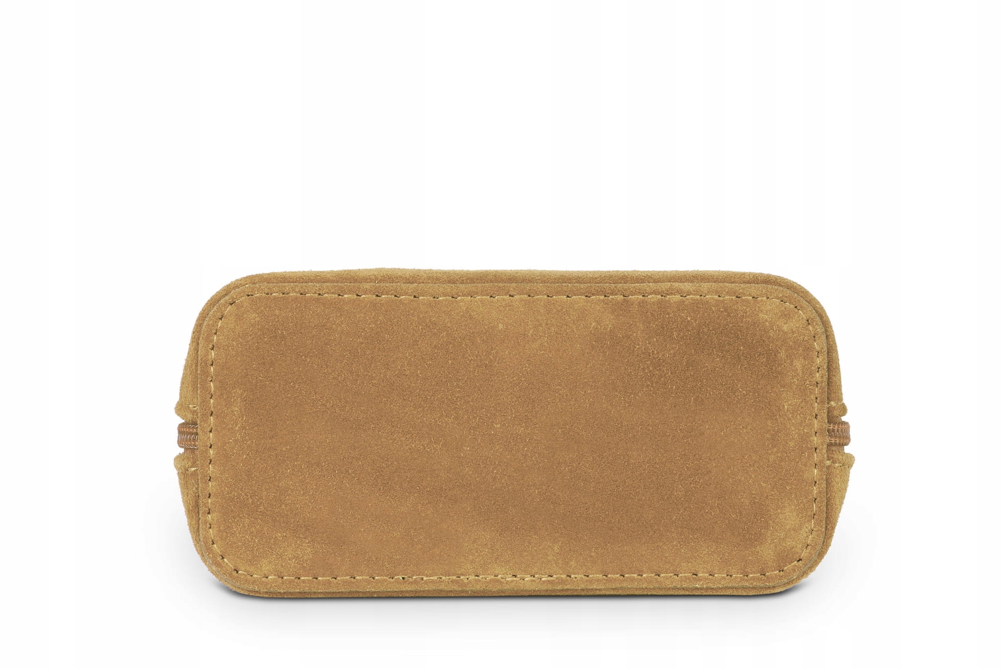 Torebka Zamszowa Vera Pelle Mini Ruda Styl miejski