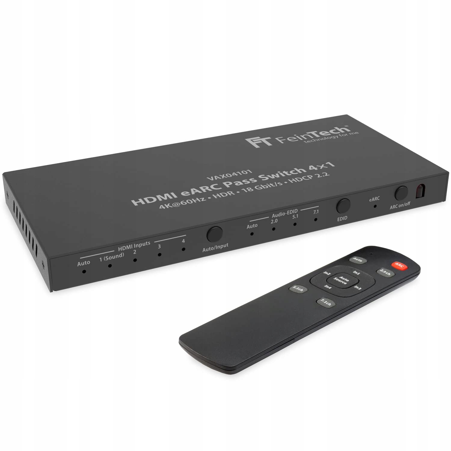 FeinTech Przełącznik Hdmi Pass Switch 4x1 #wa15