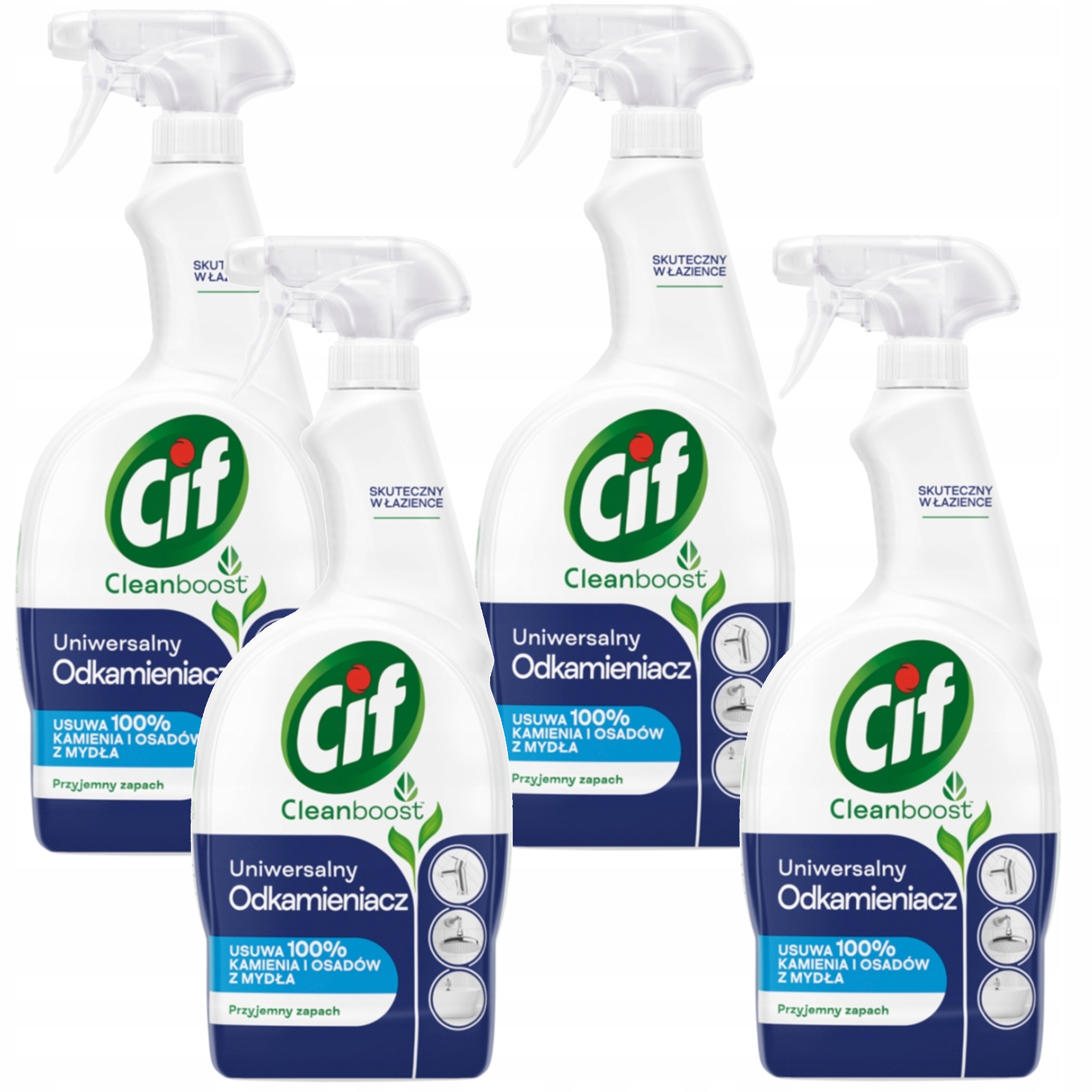 Levně Sada Cif Power&Shine Koupelnový sprej Kámen x4