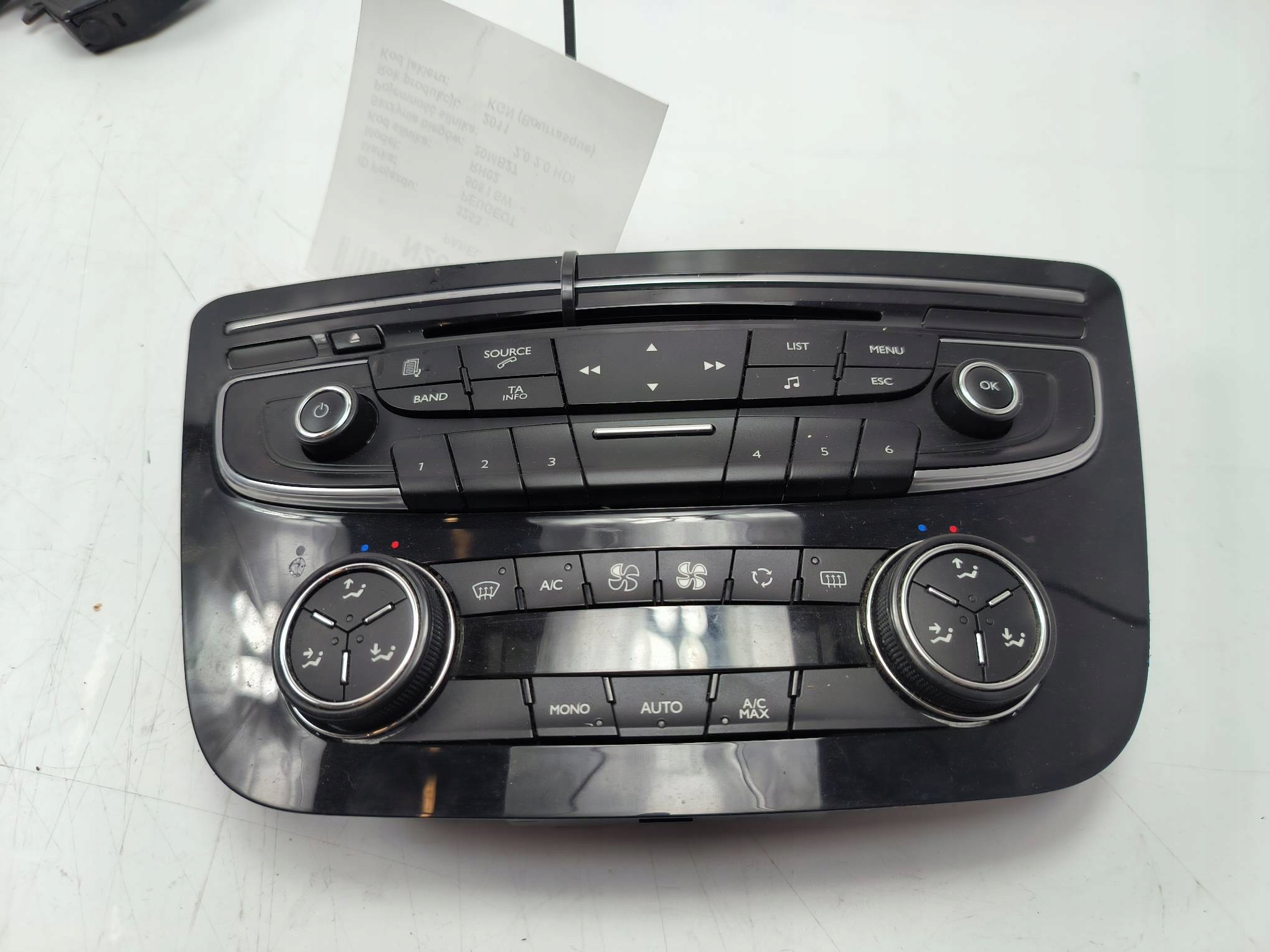 COMANDI CLIMA 96656641XZ PEUGEOT 508 e SW