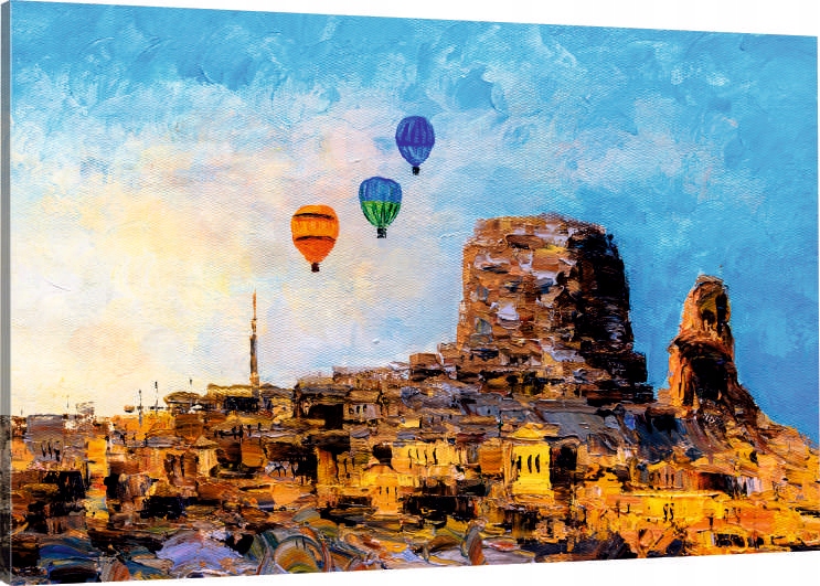 

Obraz Na PŁÓTNIEkapadocja balony jakmalowany110x70