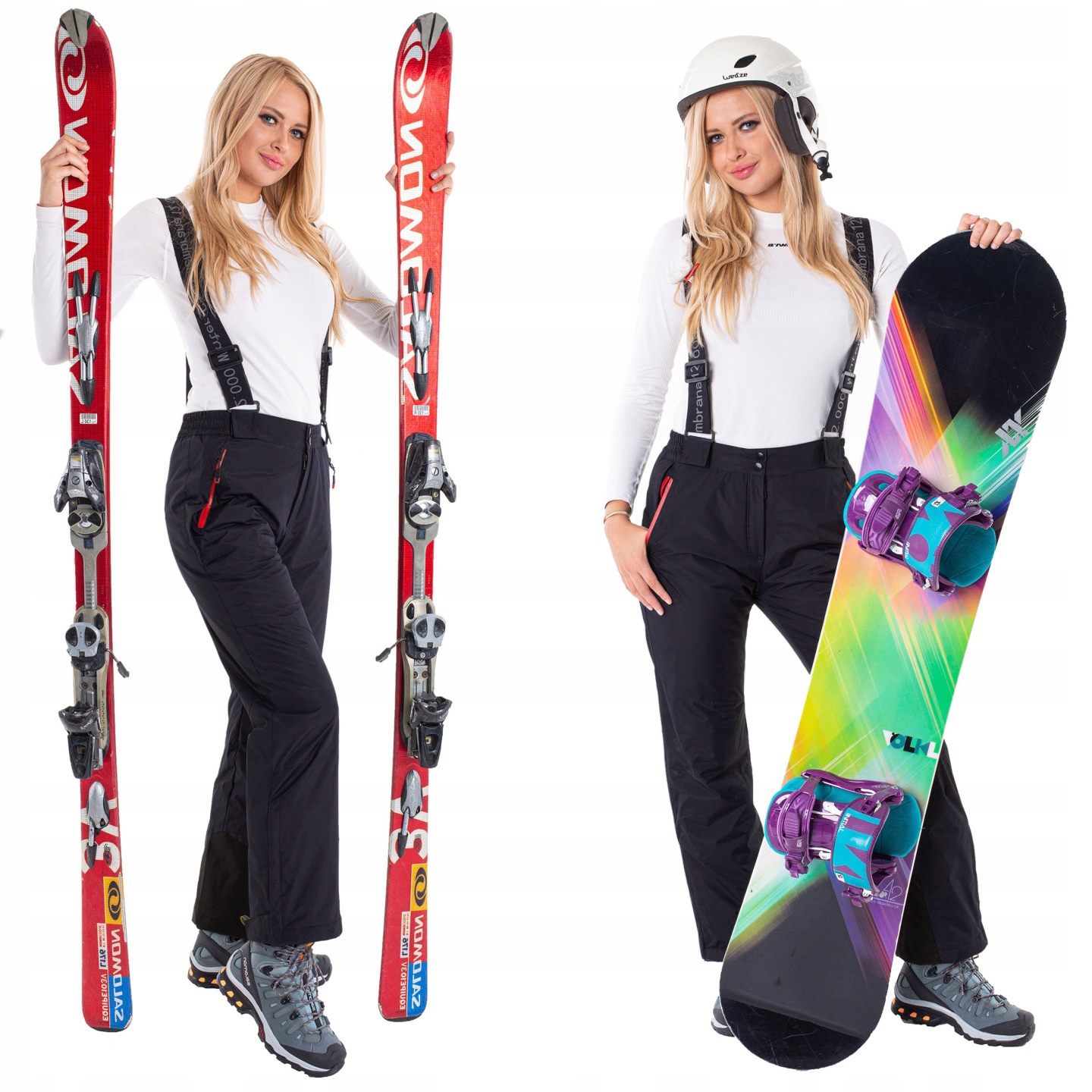 Spodnie Winter Camp Narciarskie damskie Na Stok Narty Membrana 12.000 XL