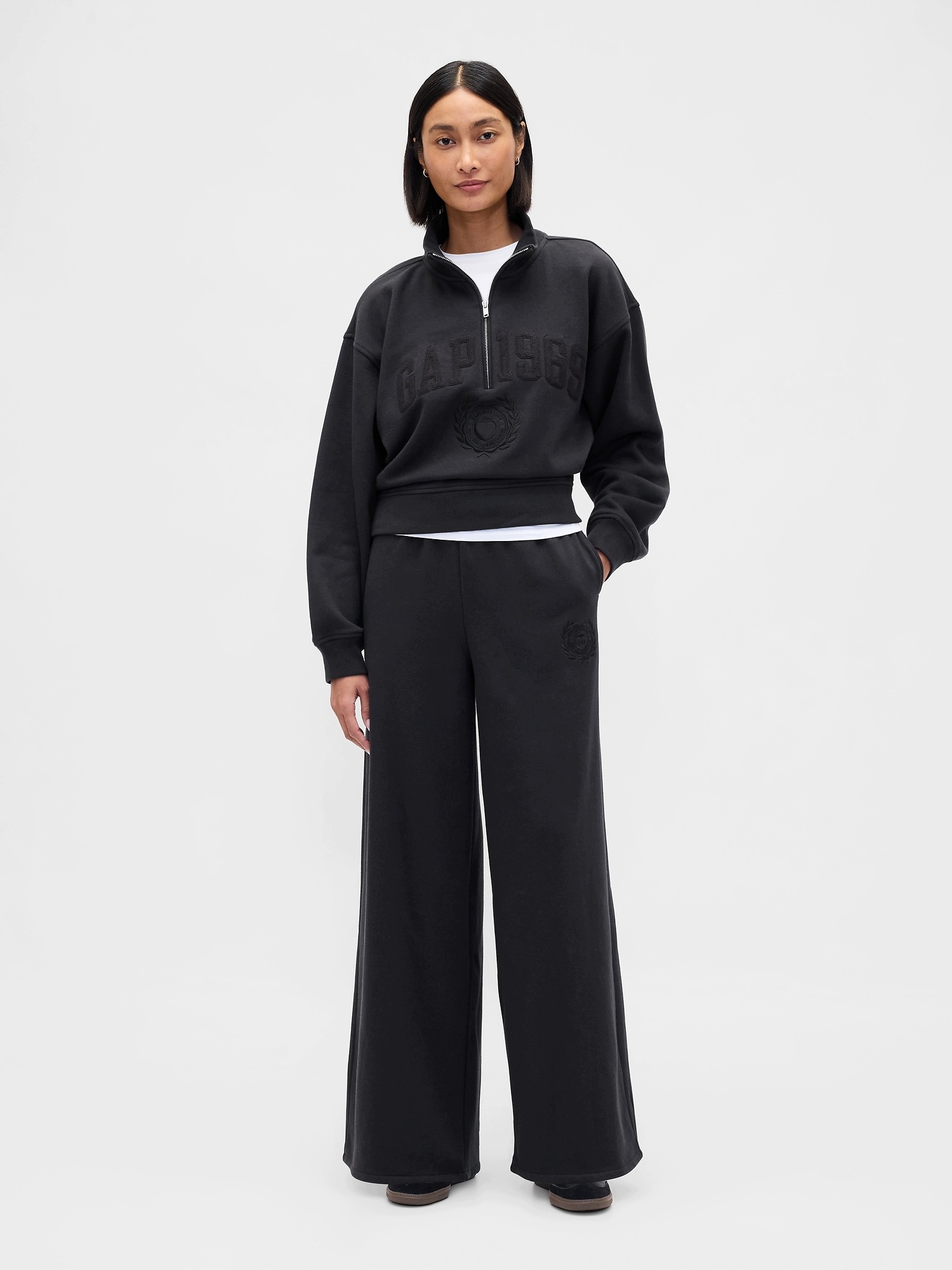 Gap Tepláky High Rise Baggy VintageSoft