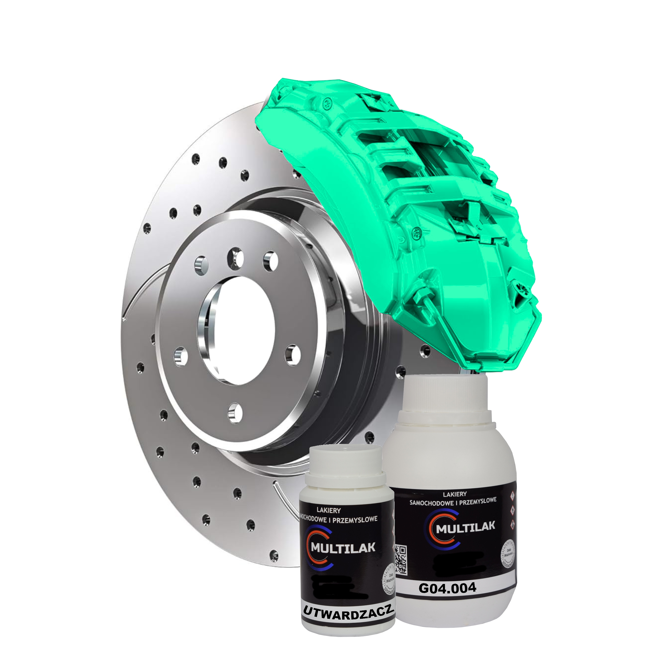 Lakier do zacisków hamulcowych G04.004 Greenish Cyan Połysk
