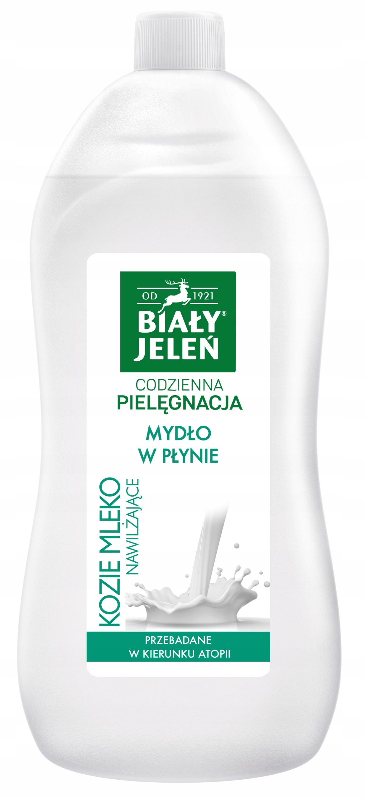 

Biały Jeleń mydło w płynie kozie mleko 1l