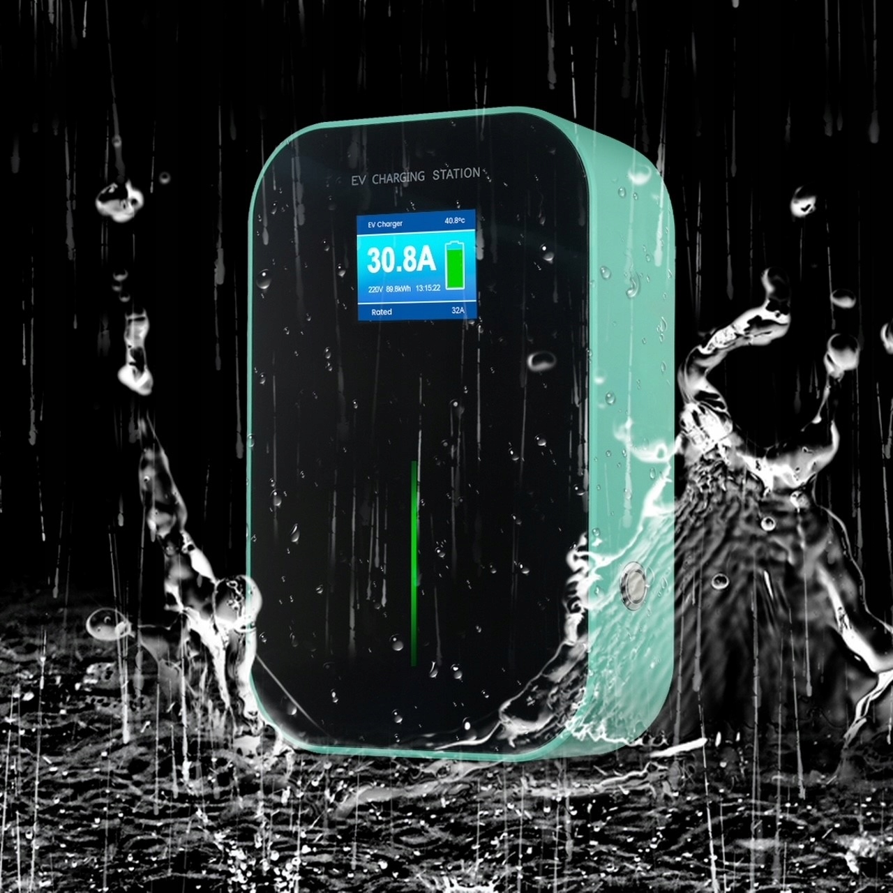 Ładowarka, Wallbox BESEN 11kW + aplikacja telefon Funkcje dodatkowe licznik energii elektrycznej