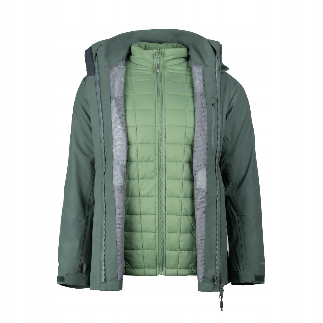 Kurtka Męska 3w1 Everfolk 3in1 Stx Green Balsam S