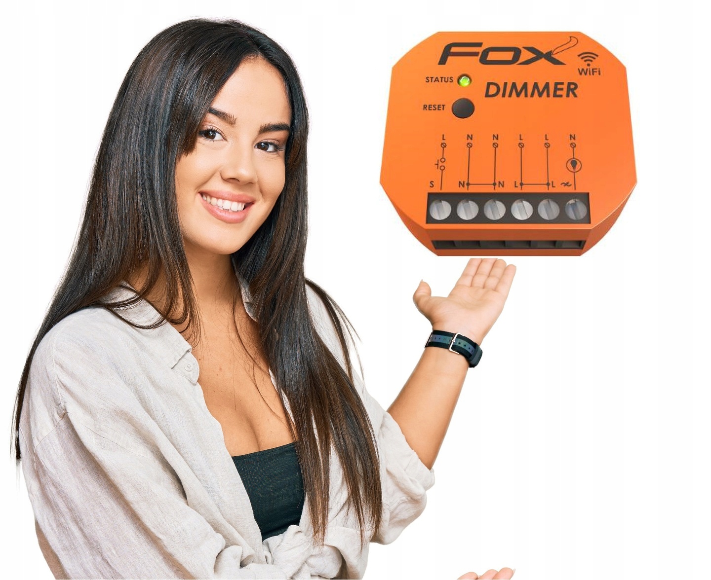

Ściemniacz Oświetlenia Dimmer WI-DIM1S1-P Fox