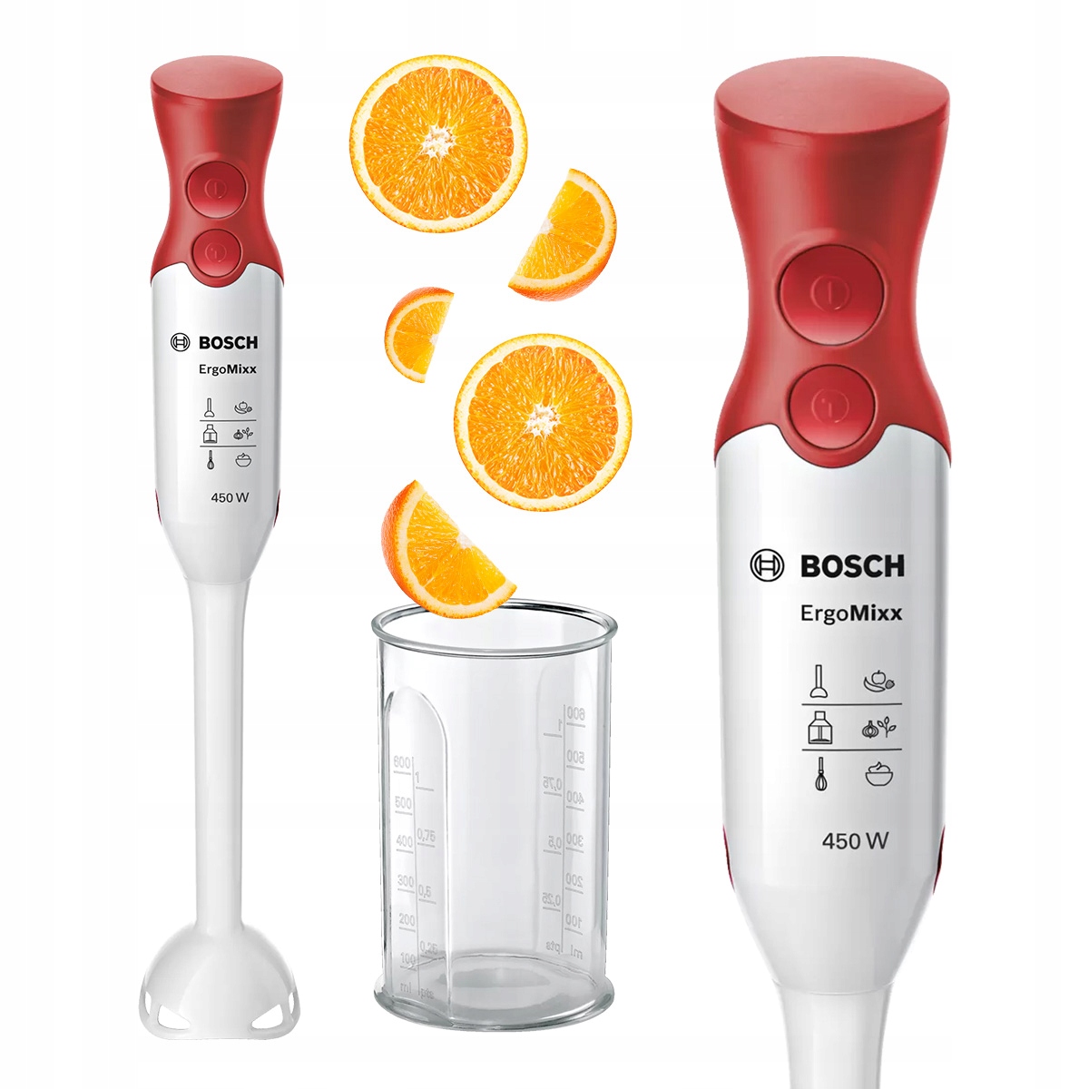 Blender ręczny Bosch MSM64010 450 W biały