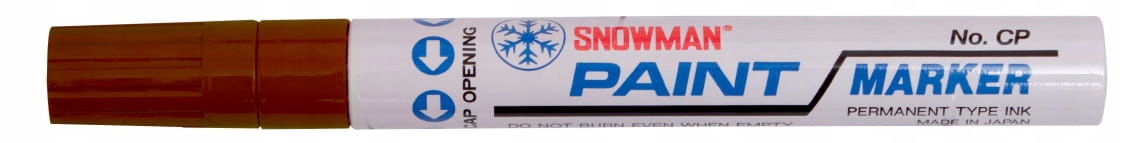 

Pisak Olejowy Snowman brązowy Cp gruby