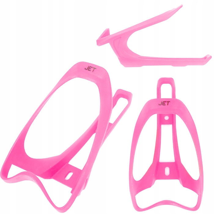 

Koszyk uchwyt bidonu na rower z tworzywa różowy