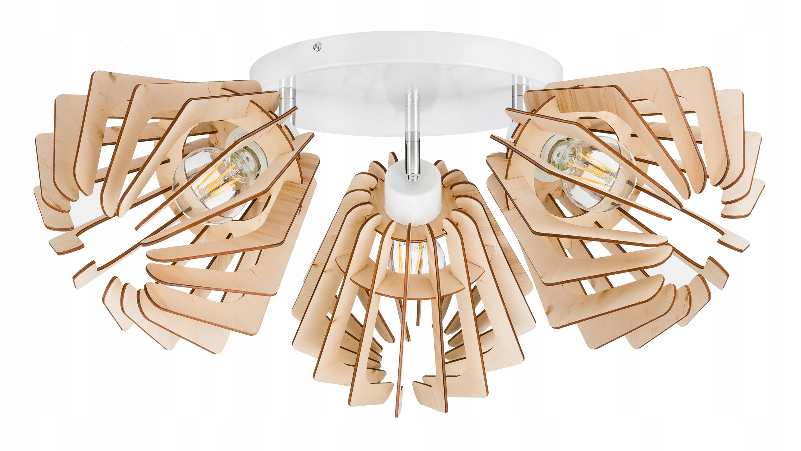 stropní svítidlo stropní svítidlo lustr pohybující se Loft Dřevo 3