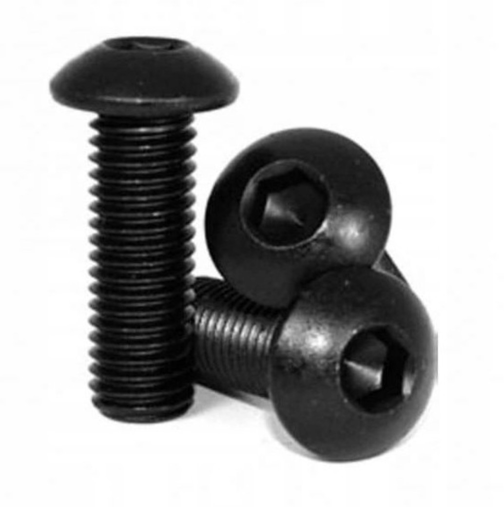 

Śruba Socket M5x25 10 szt czarna pod klucz imb