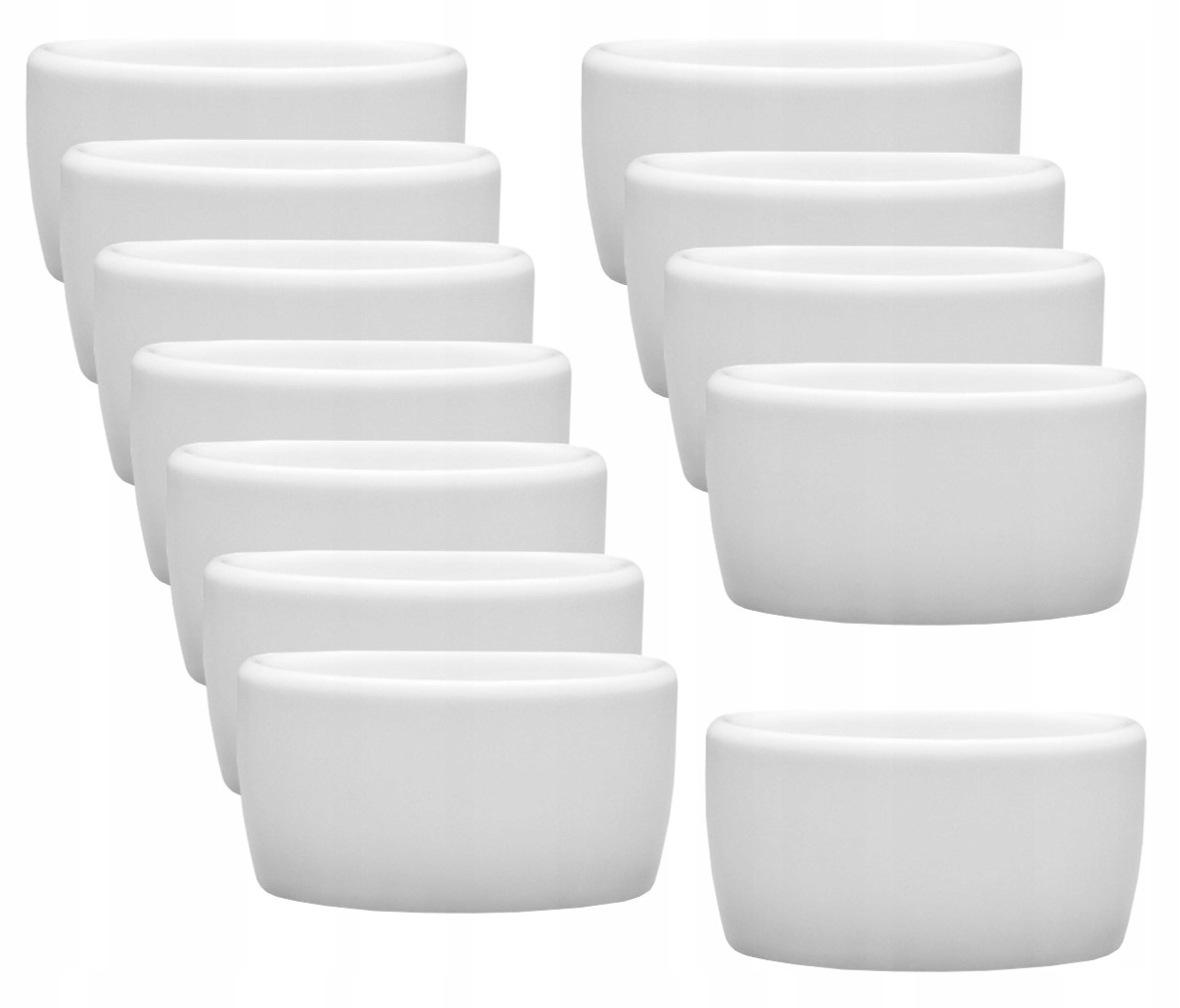 

12 x Salaterka Kokilka Czarka 50ml Ameryka Na Sosy