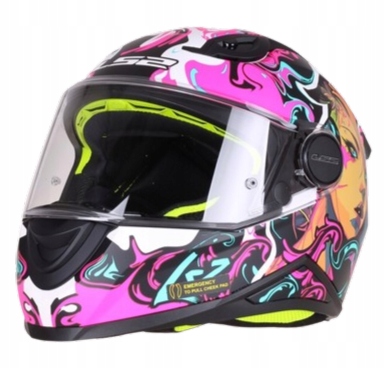 Kask Motocyklowy Dziecięcy LS2 FF812 Cyberg Integralny Rozmiar L