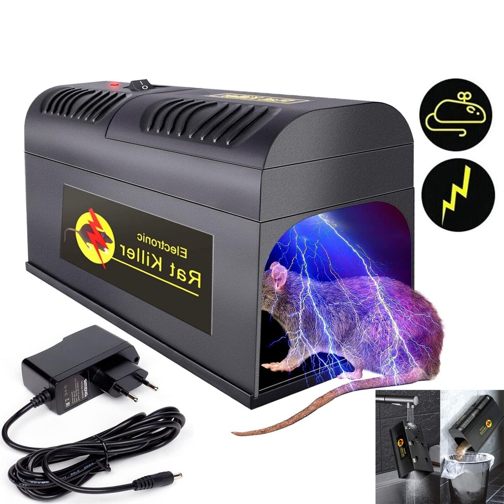 6000V Elektrická Past Past Na Myši Bez Toxinů Snadno Se Čistí