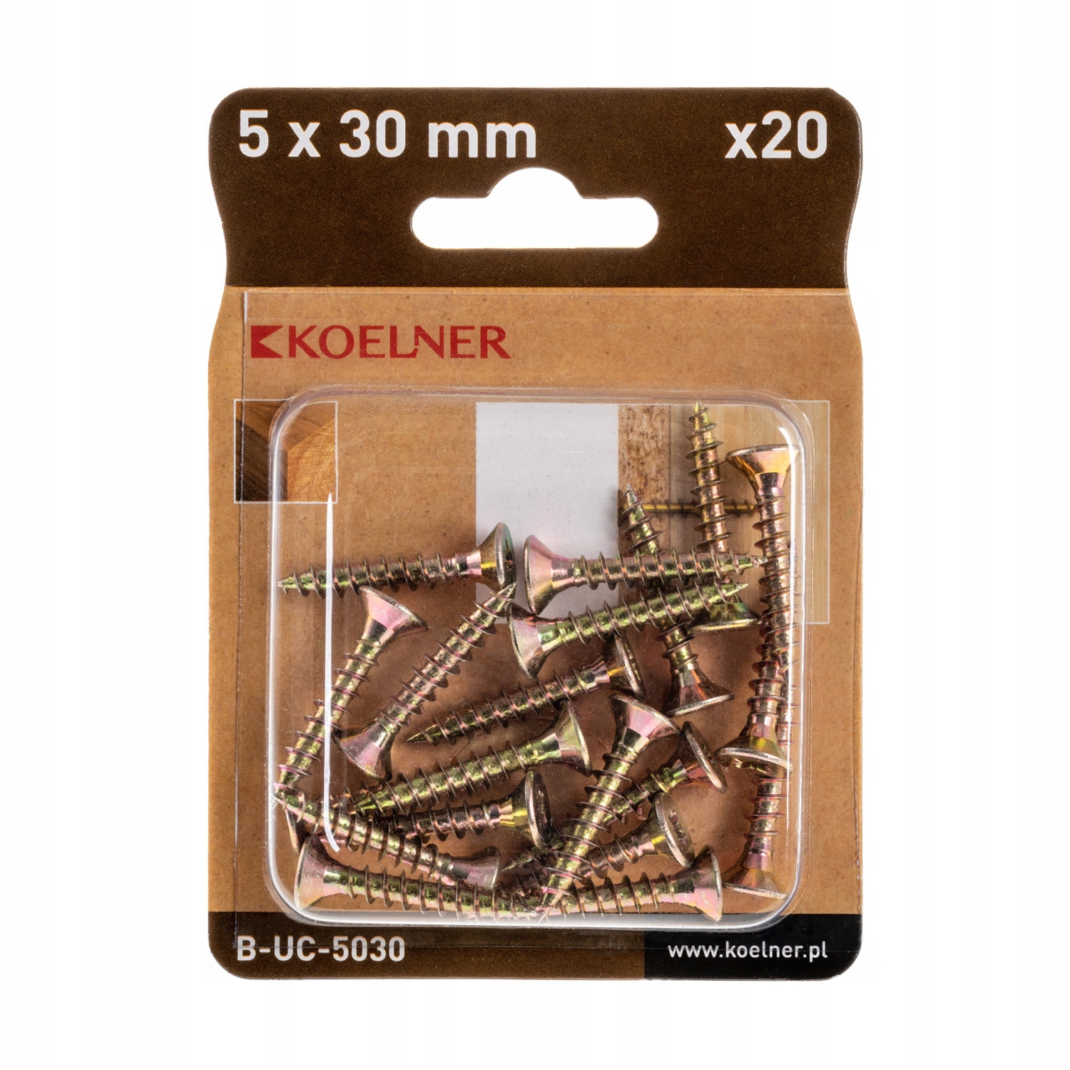 

Koelner Wkręt Utwardzany Do Drewna 5X30 mm 20szt