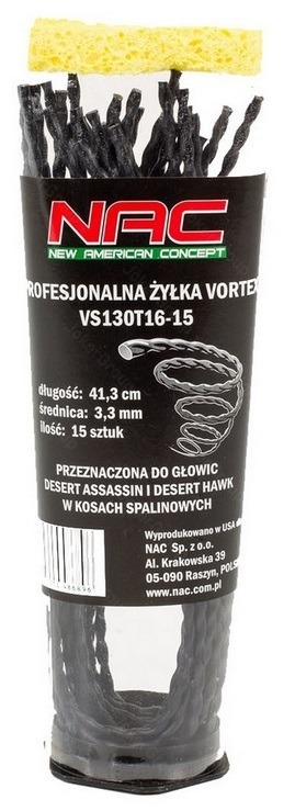 

Żyłka Tnąca Nac 3.3mm/41,3CM Desert Alu 15szt.
