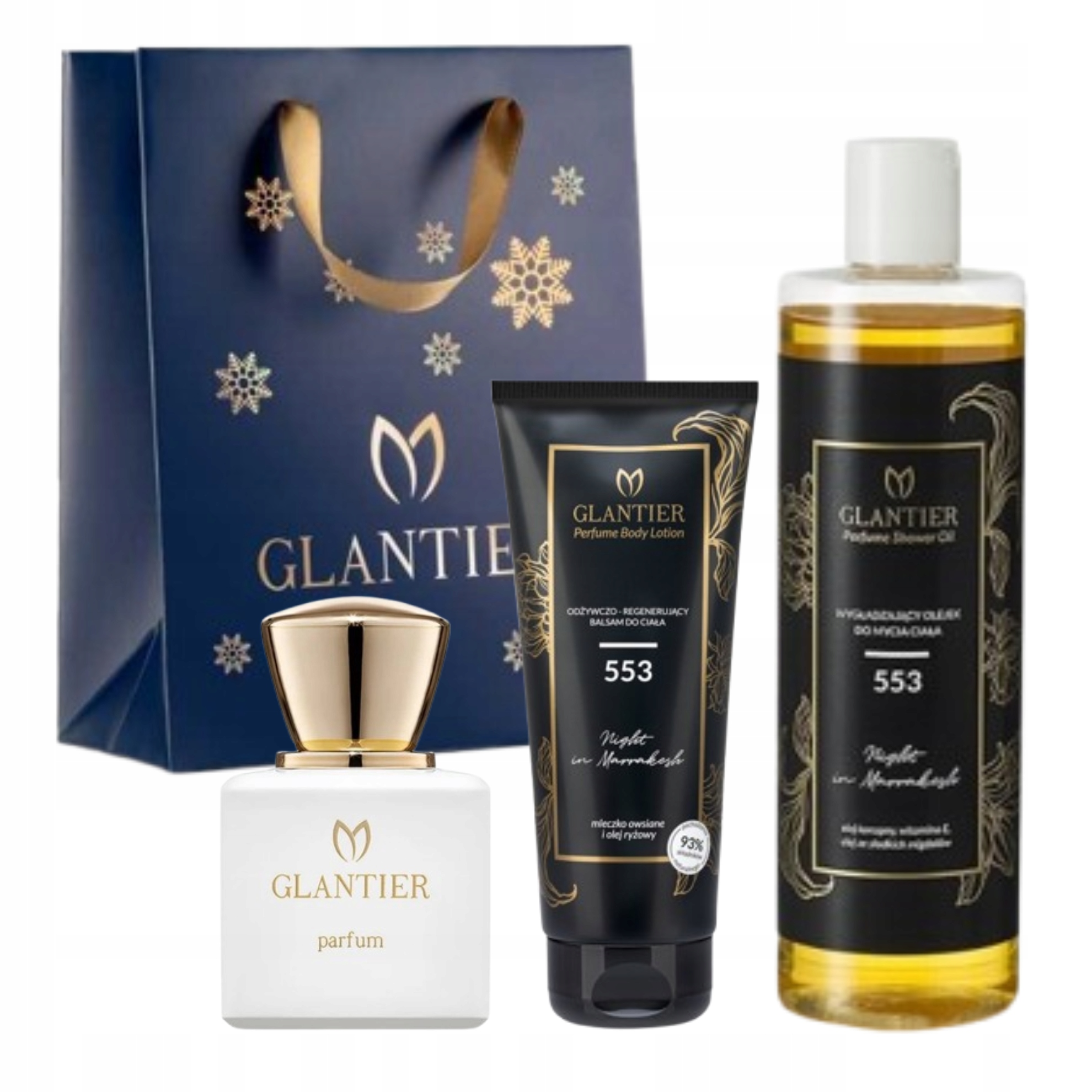 Dárková Sada Maxi Pro Ni Glantier 553: Parfém Olejíček Balzám