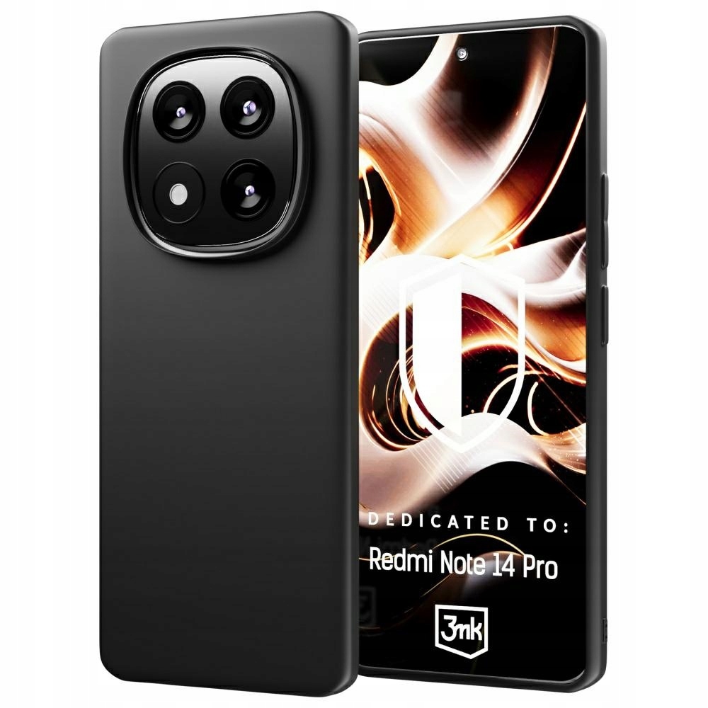 Obudowa 3MK Matt do Redmi Note 14 Pro czarna