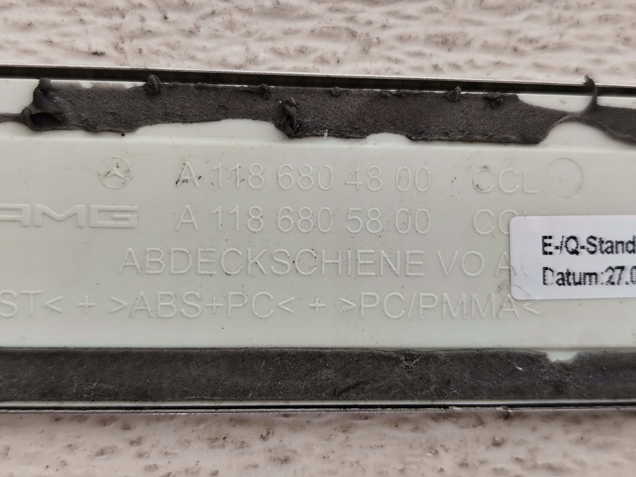 MERCEDES CLA W118 2019R moulding cap threshold A1186804800