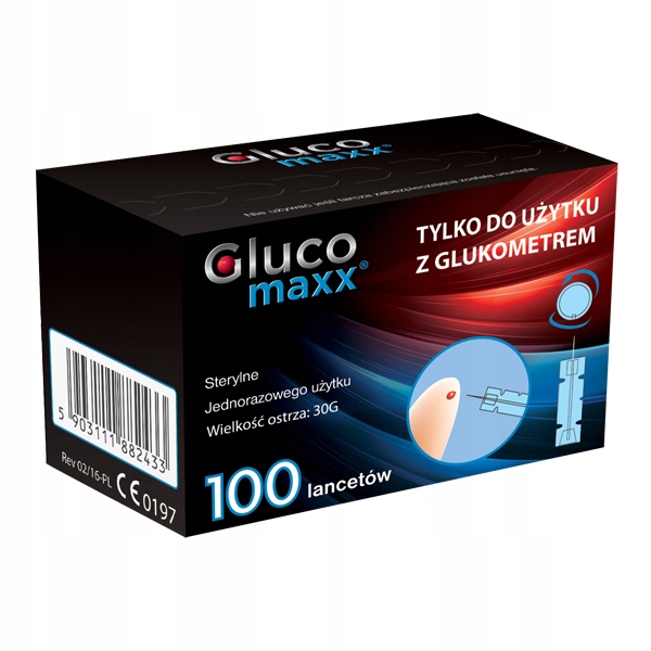

Lancet Glucomaxx 100 sztuk lancety igły