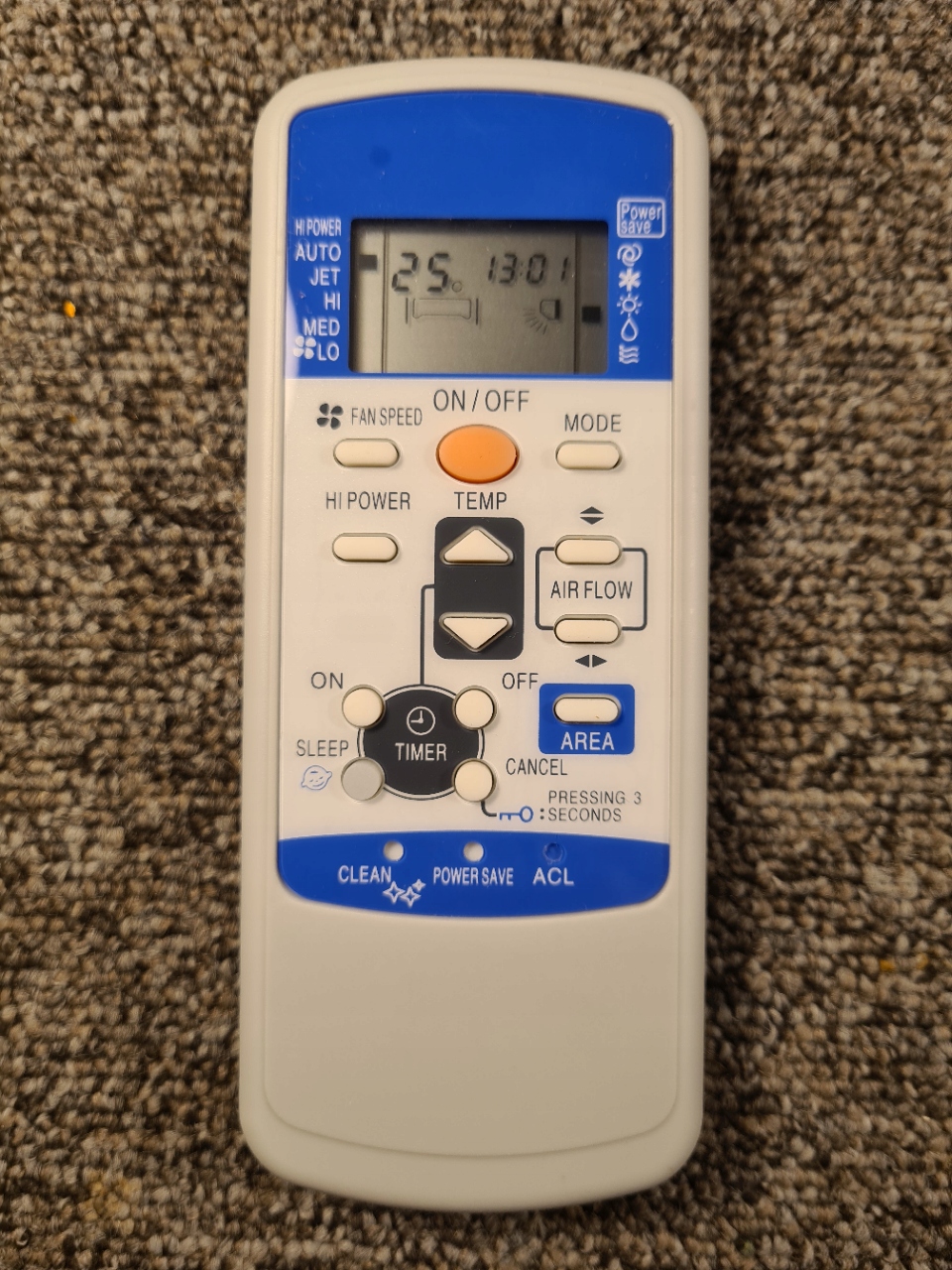 Dálkové ovládání klimatizace Mitsubishi