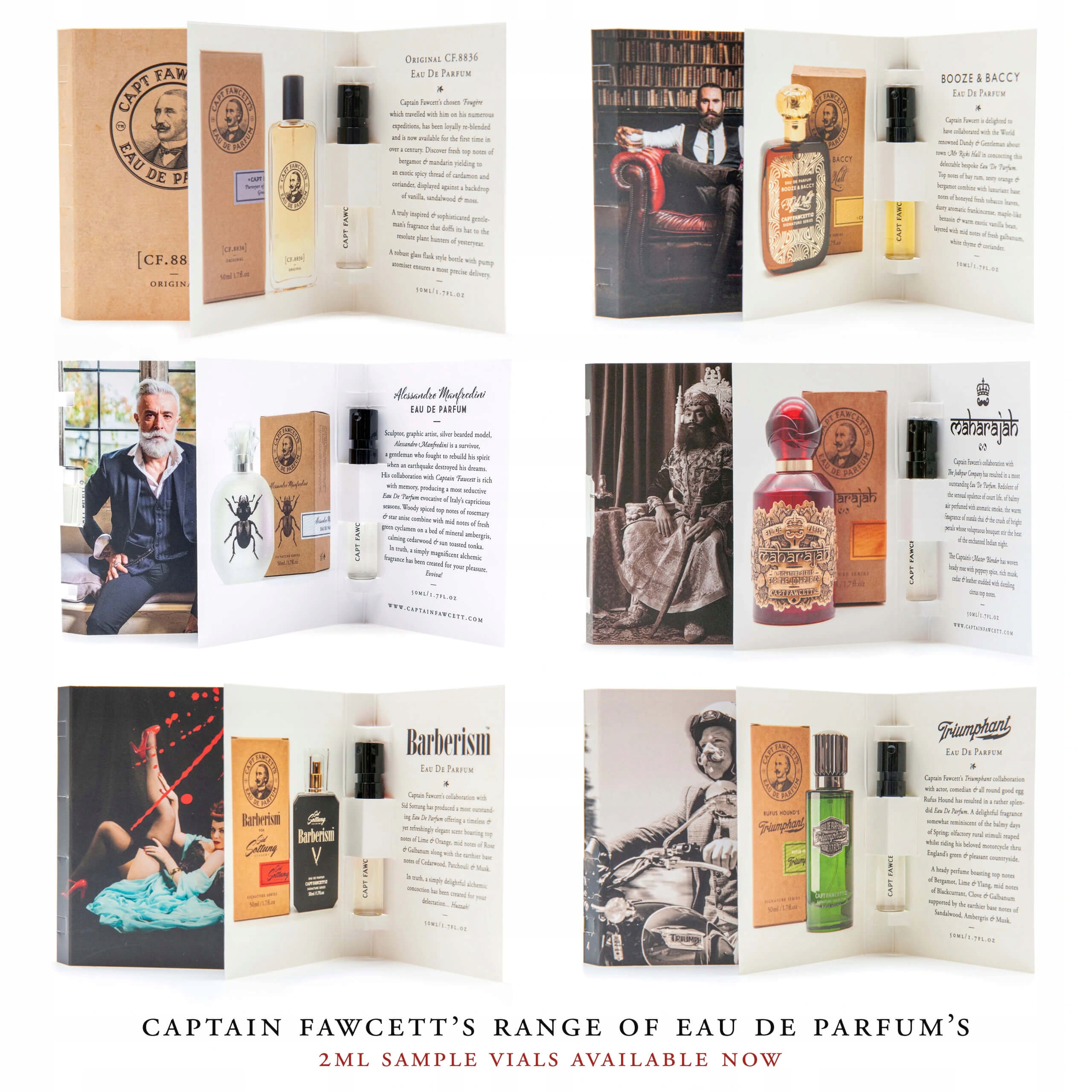 

Captain Fawcett Eau De Parfum Miniature Collection