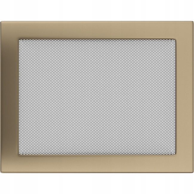 Ventilačná mriežka 22x30 zlatá galvanická