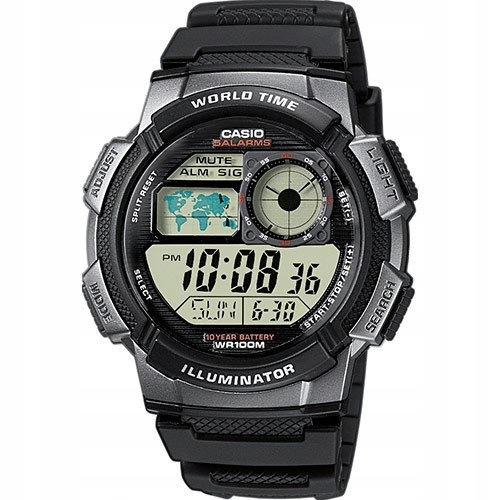 

Zegarek Męski Casio 10 Bar do Pływania AE-1000 -1B
