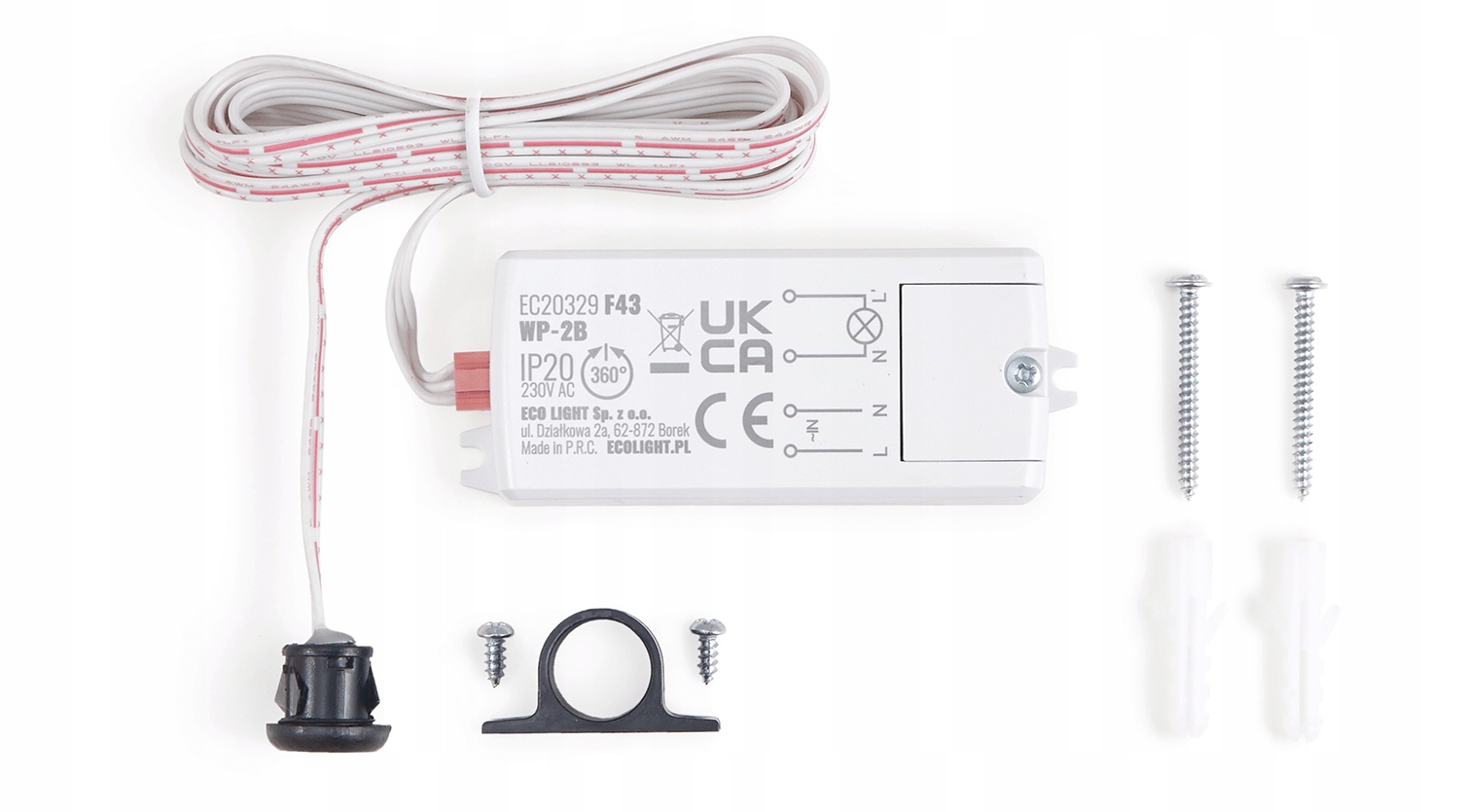 Wyłącznik bezdotykowy PIR WP-2B CZUNIK DRZWI EAN (GTIN) 5905036203294