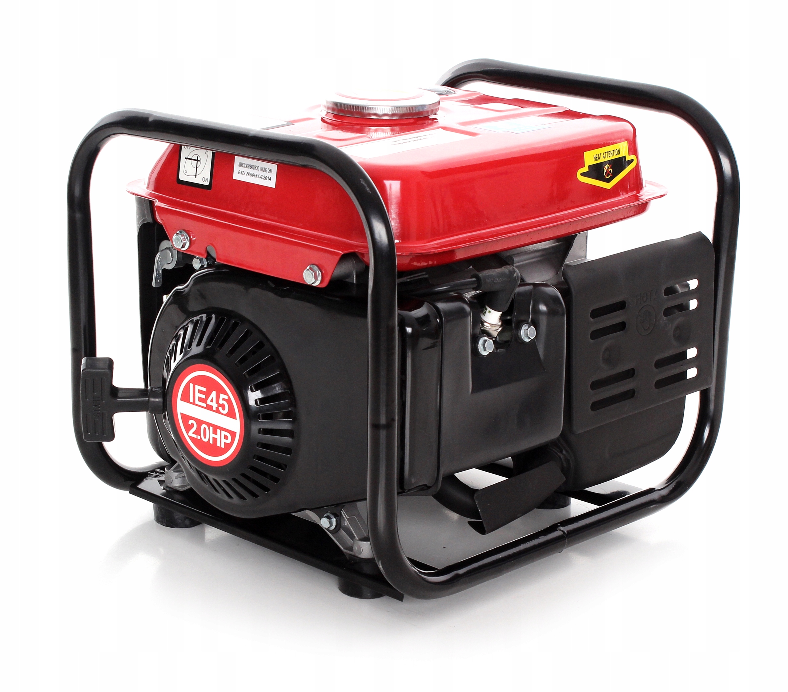 AGREGAT PRĄDOTWÓRCZY JEDNOFAZOWY 1200W GENERATOR PRĄDU PRZENOŚNY BENZYNA Rodzaj paliwa benzyna