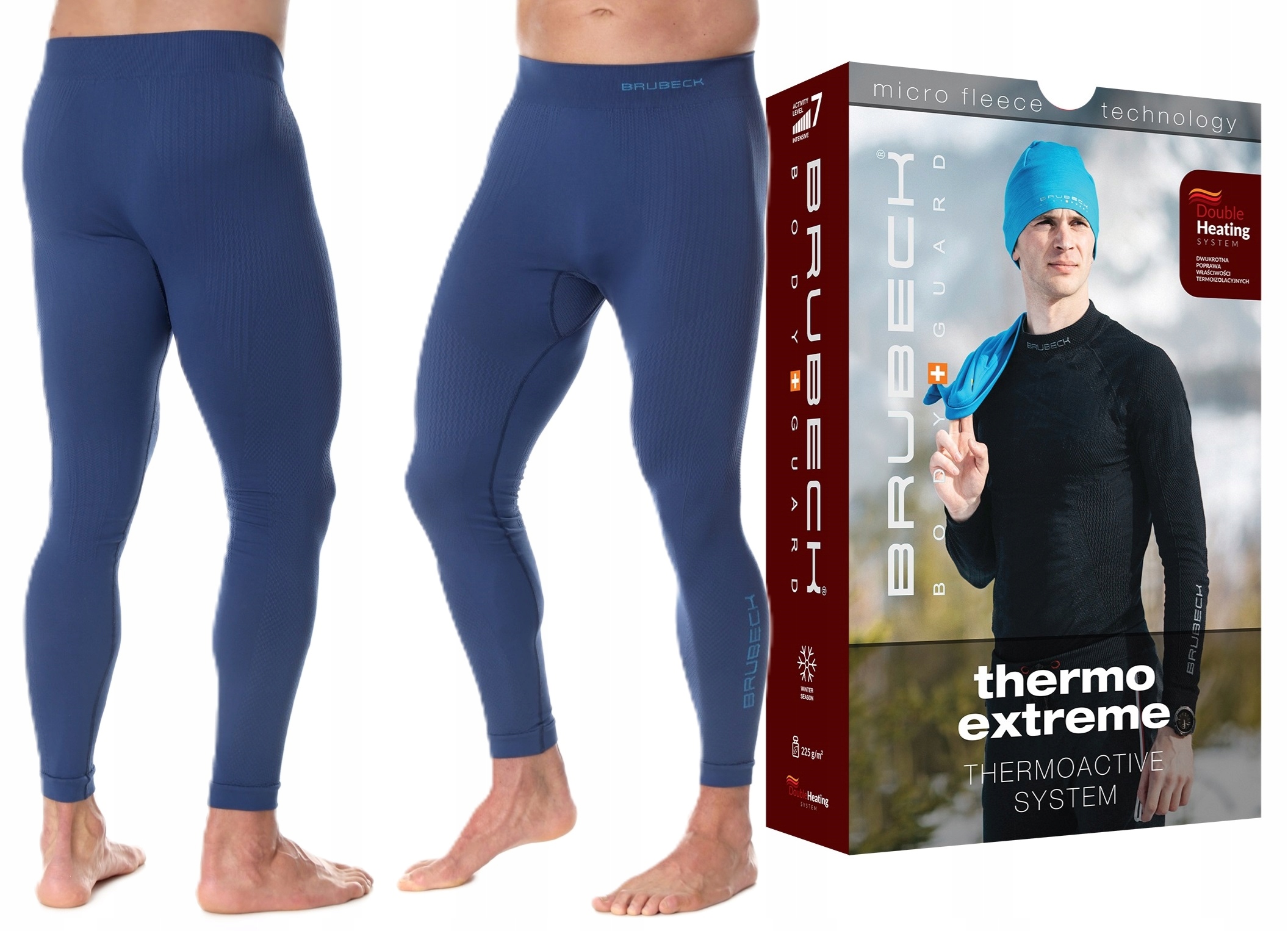 Męskie Getry Kalesony Legginsy Termiczne Brubeck 2