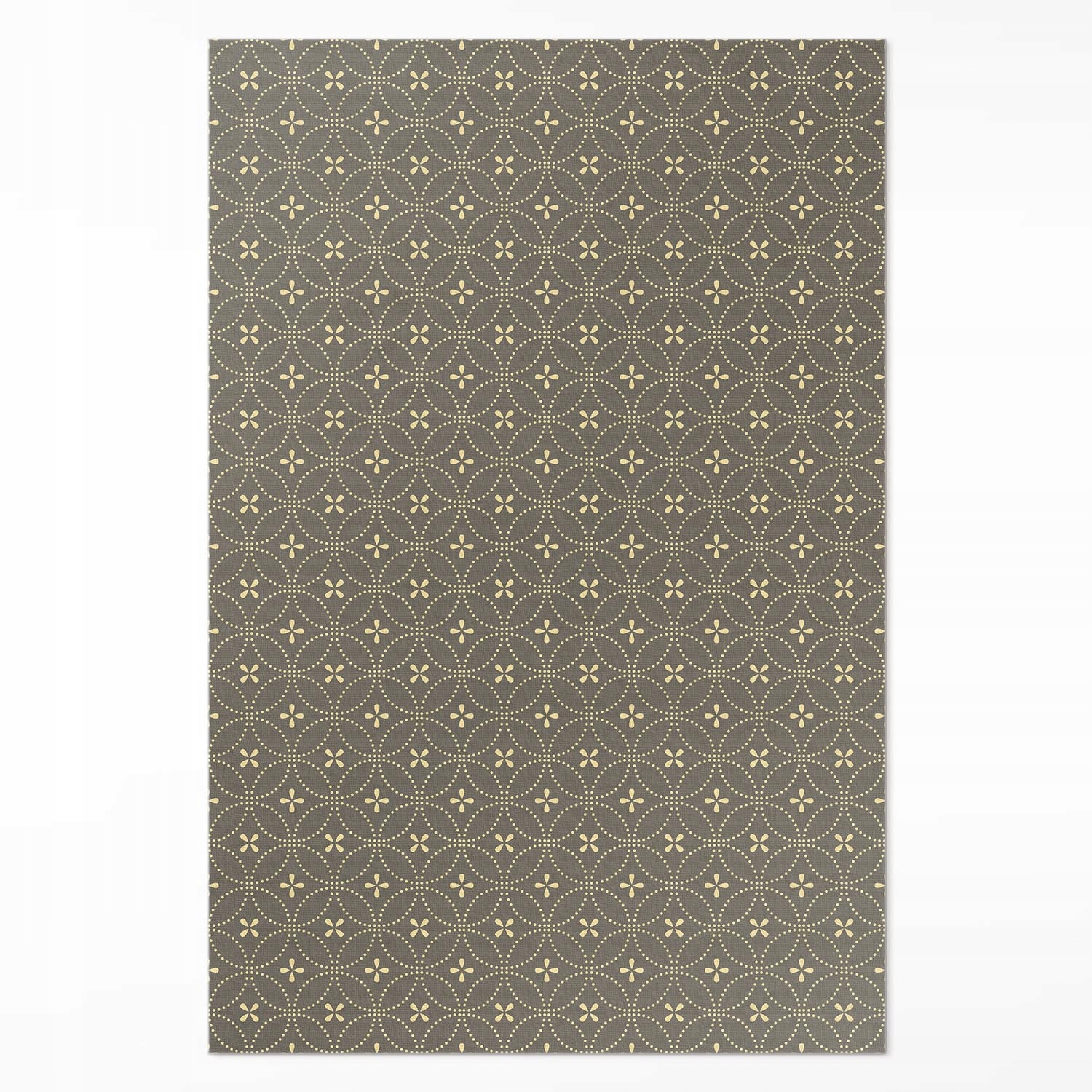 Dekoratívny vinylový koberec Loftový Rozmer: 80 x 120 cm Módny vzor Štýlové kruhy