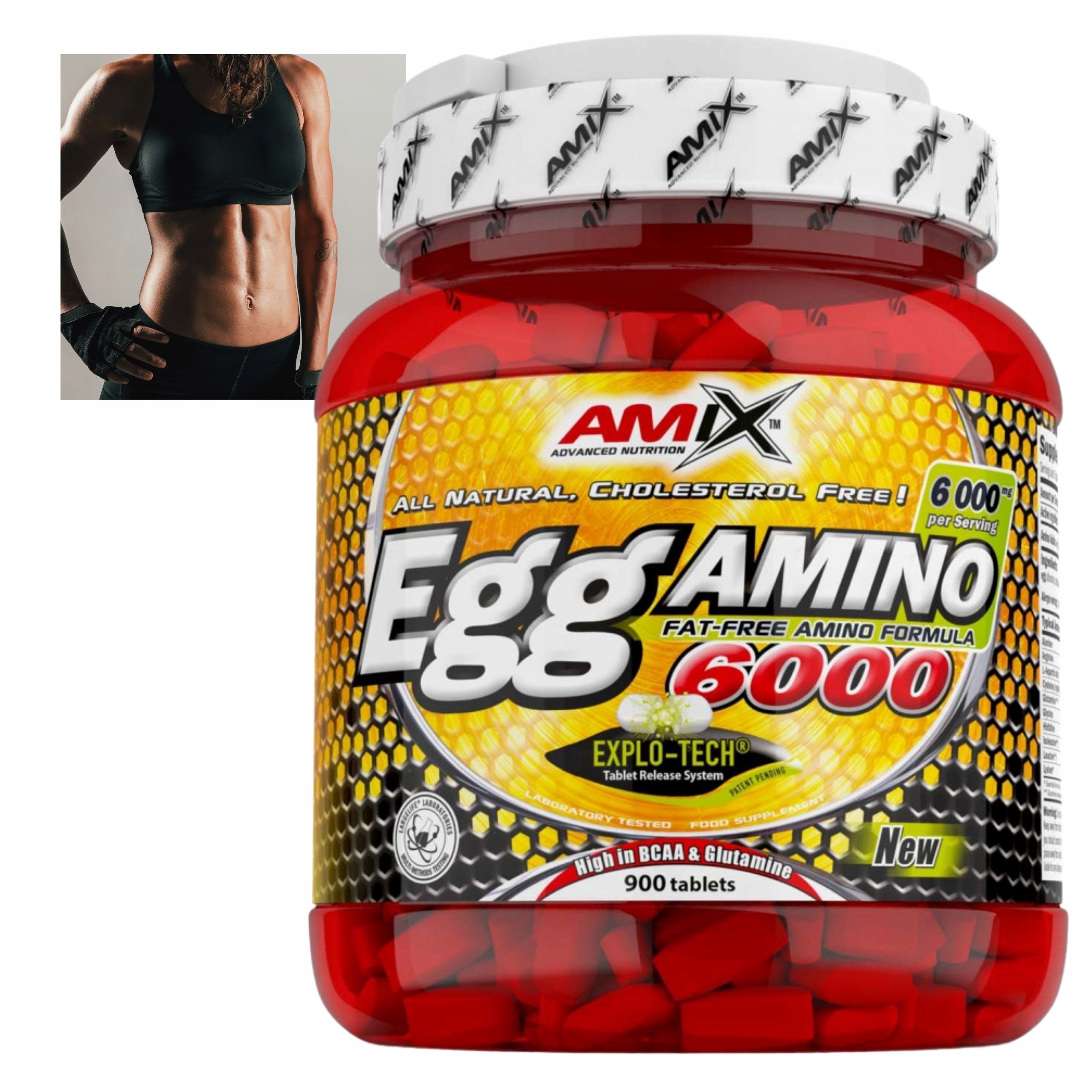 Eaa Exogenní aminokyseliny Bcaa v tabletkách L-Glycin L-Arginin Egg Amino