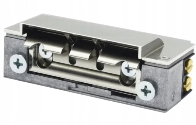 Elektrozaczep Rygiel Symetryczny Niskoprądowy Wyślizg Z Wyślizgiem Wąski