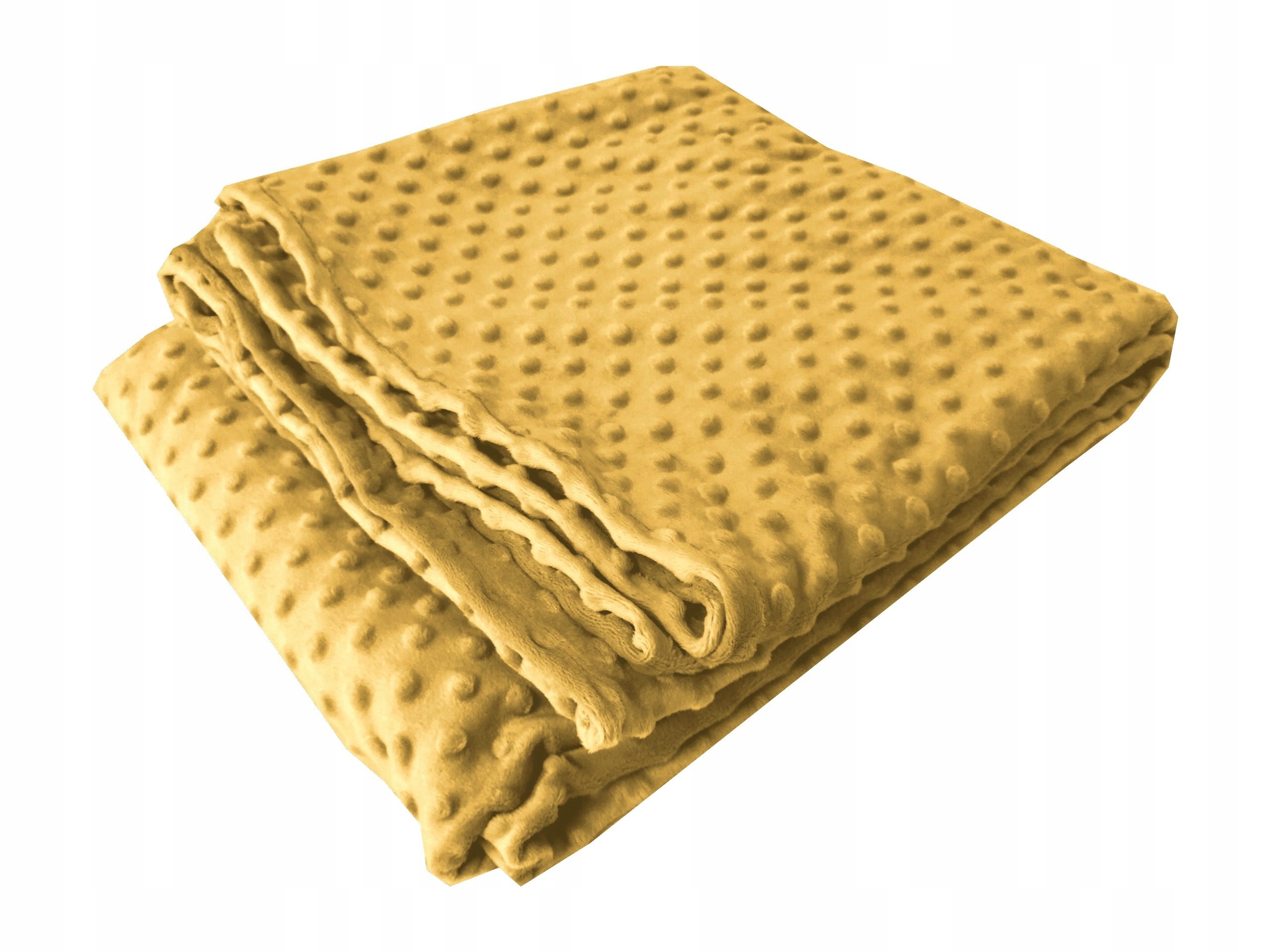 Koc Minky 160x200 Polar kuličky přehoz pléd Hořčice měkký teplý