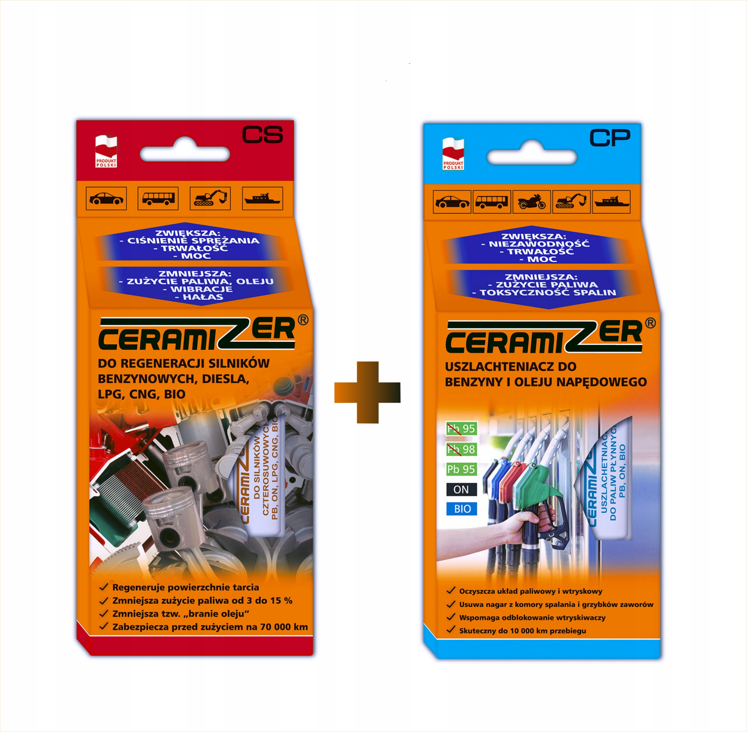 Zestaw dodatek do oleju regenerator i uszlachetniacz Ceramizer Cs Cp