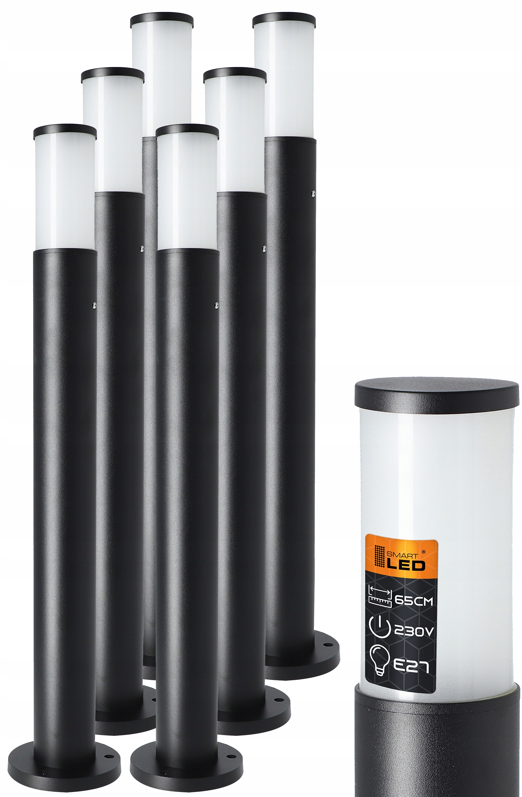 

Lampa Led ogrodowa słupek stojąca zewnętrzna 65cm