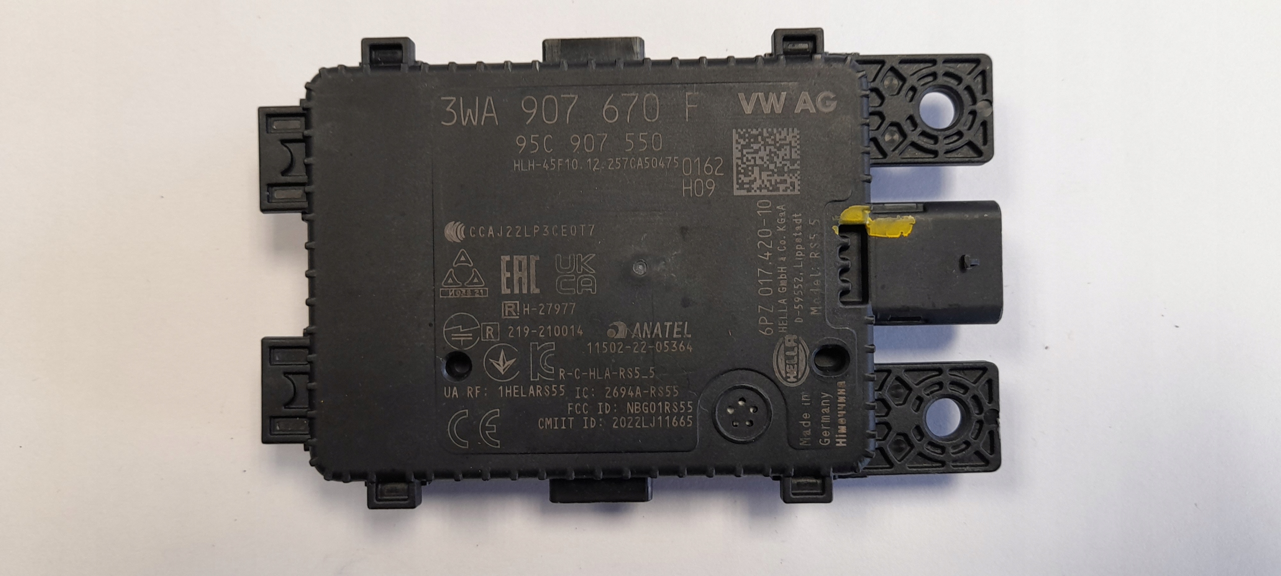 RADAR module DISTRONIC ACC VW AUDI SEAT SKODA 3WA907670F